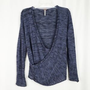 FREE PEOPLE Gotham faux wrap sweater